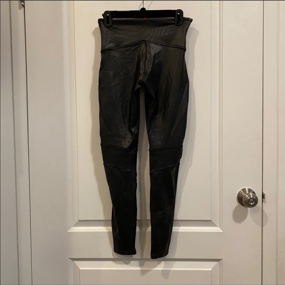 Spanx Faux Leather Moto Leggings - Picture 8 of 8